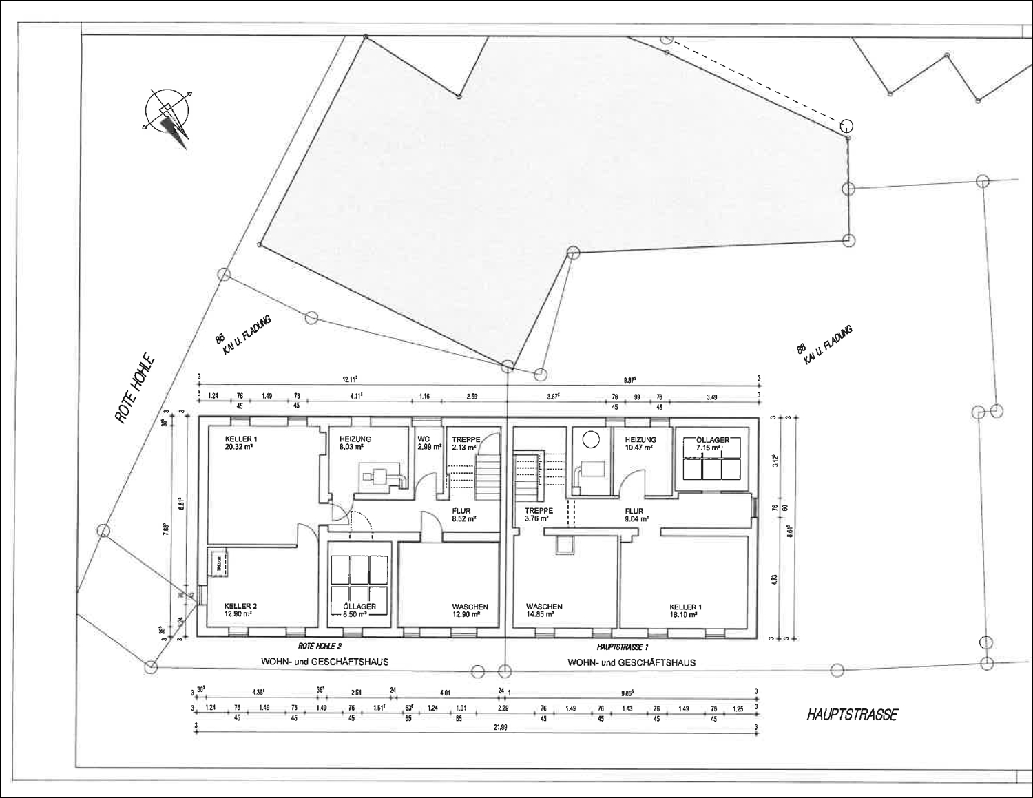Grundriss Kellergeschoss