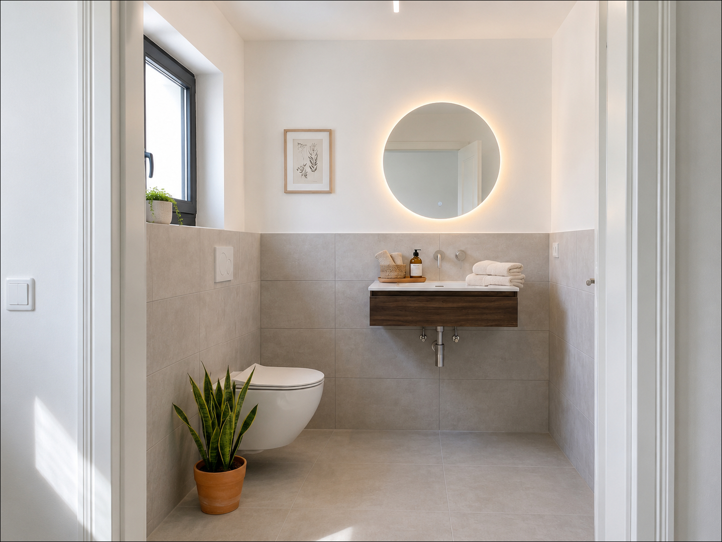Gäste WC (visualisiert)