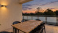 Terrasse im Abendlicht
