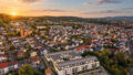 Vogelperspektive Dämmerung